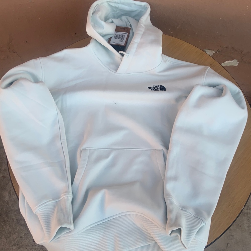 The North Face Hoodie Icy Blue Size . Large NWT